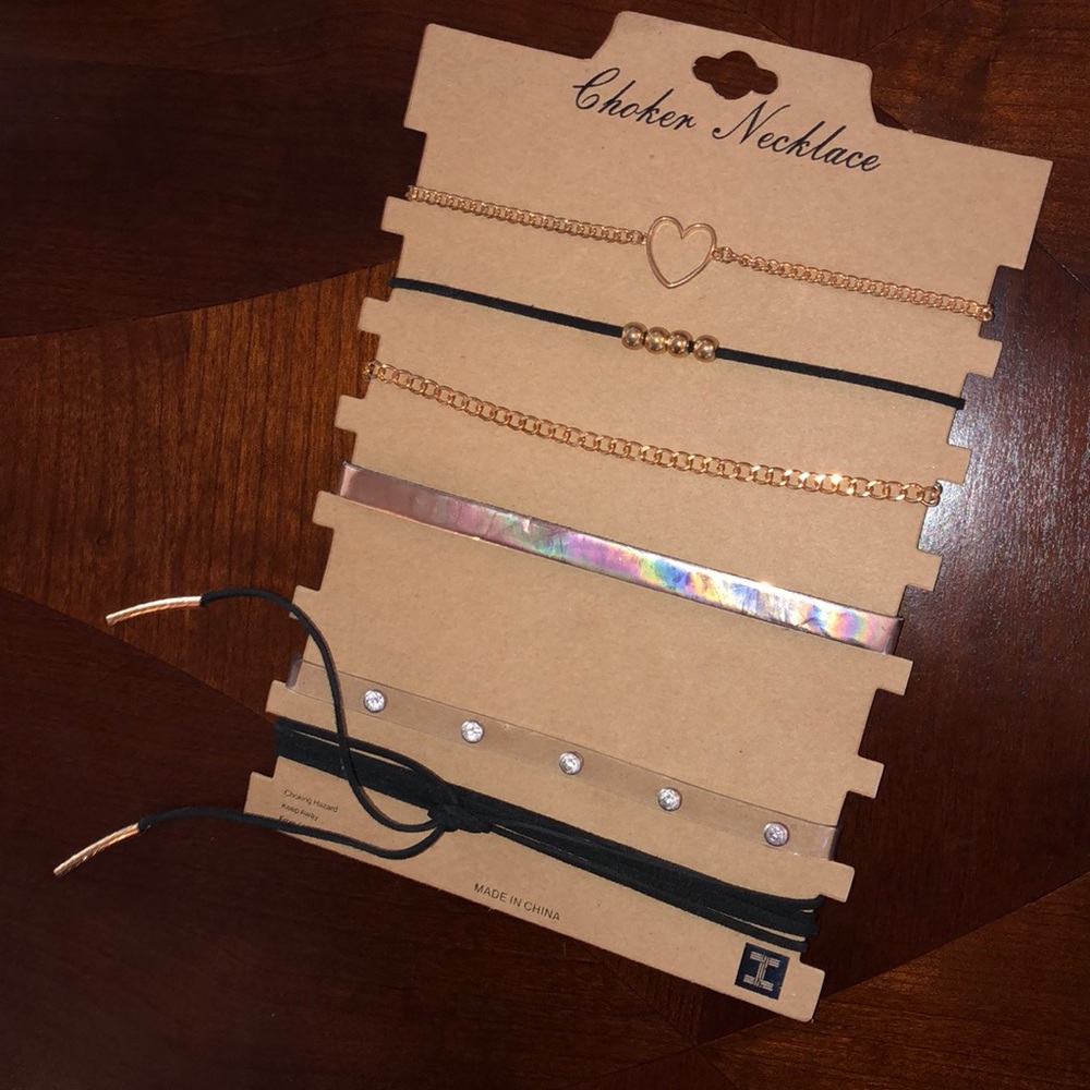 Set of 6 Classic Choker Necklaces NWT - Picture 2 of 4